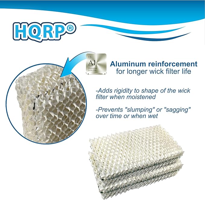 HQRP 4-Pack Wick Filter Replacement - Image 4