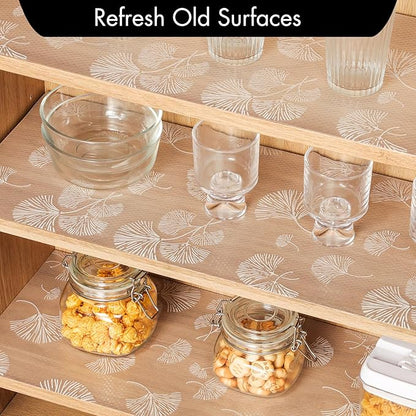 Cooyes Shelf Liner, Non Adhesive Drawer and Cabinet Liner, EVA Washable - Image 3