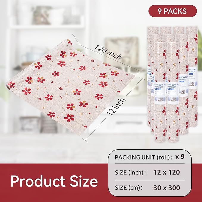 FIFTY FEET 12"x120" Non-Adhesive Shelf Liner - Image 5