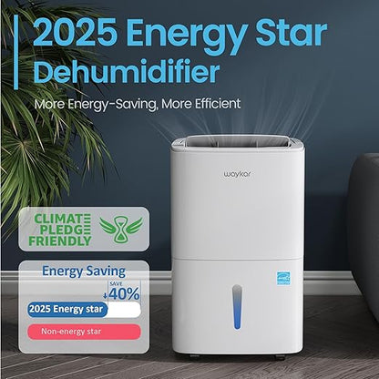Waykar Max 80 Pint/D Energy Star Home Dehumidifier - Image 3