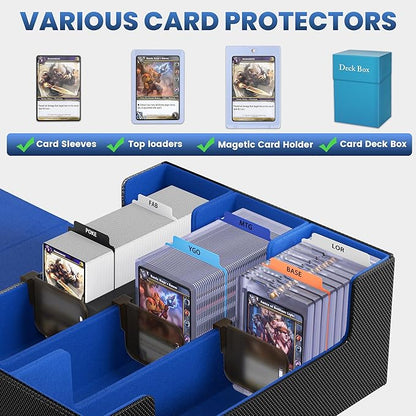 Card Storage Box For Trading Cards 1800+, Card Deck Box - Image 6