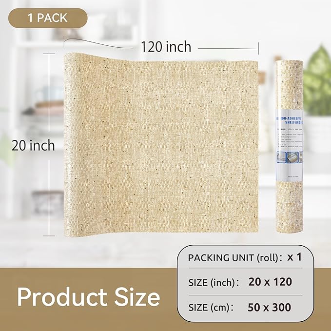 FIFTY FEET 20"x120" Non-Adhesive Shelf Liner - Image 5