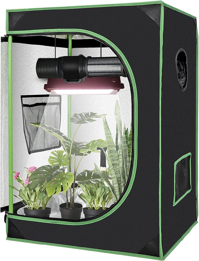 JungleA 2x2 Small Grow Tent, High Reflective Mylar Hydroponic Growing System by JungleA