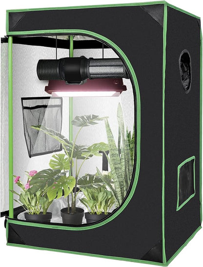 JungleA 2x2 Small Grow Tent, High Reflective Mylar Hydroponic Growing System by JungleA