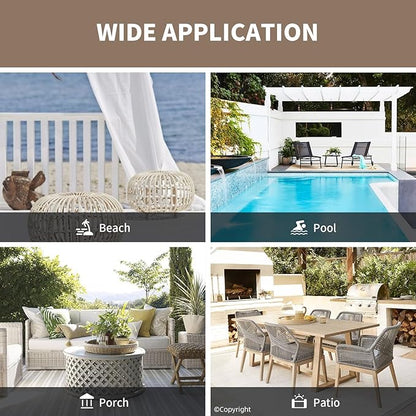 Waterproof Outdoor Curtain W84 x L120 - Image 8