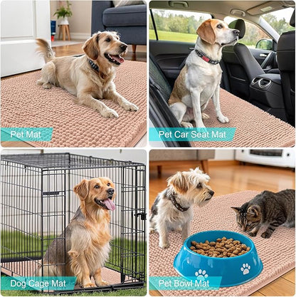 OLANLY Dog Door Mat for Muddy Paws 47x24, Absorbs Moisture and Dirt, Absorbent - Image 7