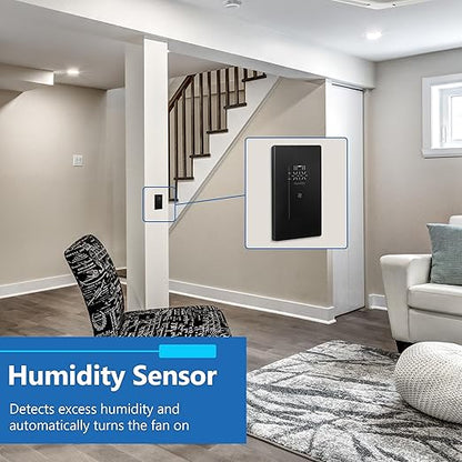 LIDER No Neutral Wire Required Humidity Sensor Switch, Automatic Humidity - Image 7