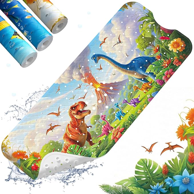 XIYUNTE Baby Bath Mat for Tub Non Slip Kids Bath Mat by XIYUNTE
