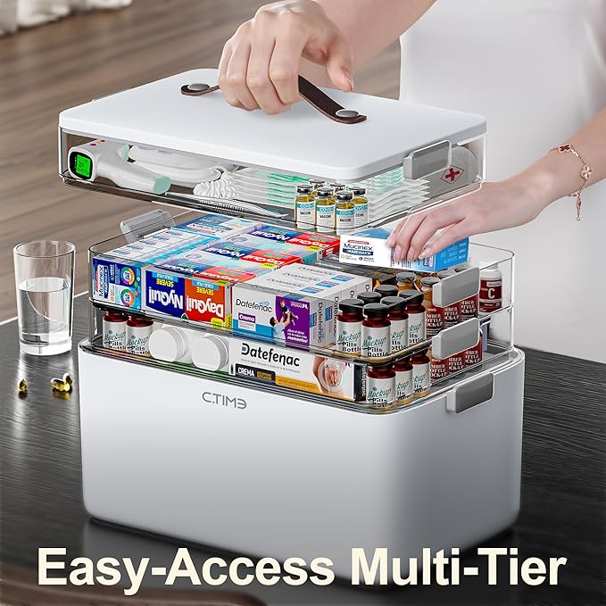 CTIME 4-Tier XL Medicine Organizer - Image 4
