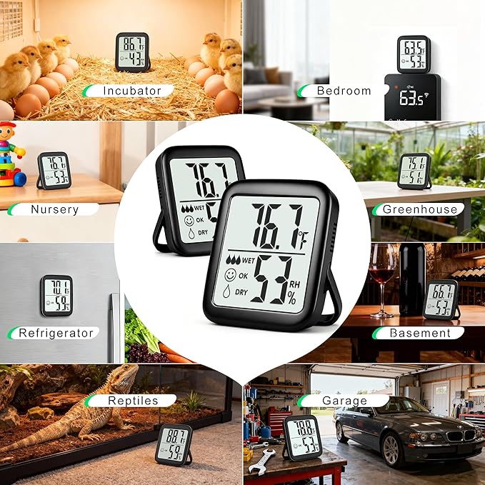 Antonki 2 Pack Room Thermometer - Image 3