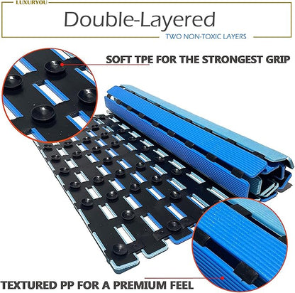 Non Slip Bathtub Mat | Double-Layered Shower Floor Mat - Image 2