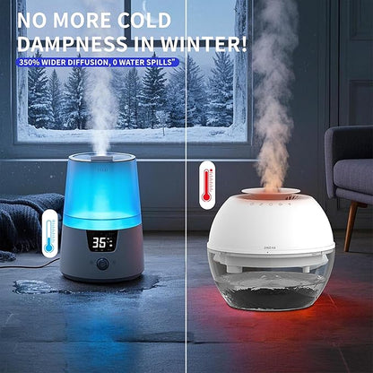 Dual-Function Humidifier & Dehumidifier 152oz Water Tank Steam distillation - Image 3