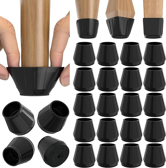 24PCS Silicone Chair Leg Floor Protectors by Violibar