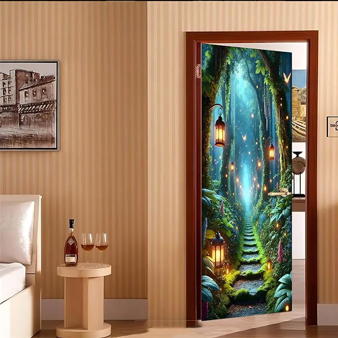 3D Door Stickers, Peel and Stick Vinyl Wallpaper ，Self-Adhesive Mural - Image 7