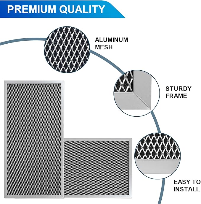 4 Pack MERV-8 Filter Replacement Set Compatible - Image 3