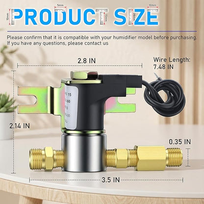 990-53 Humidifier Solenoid Vavle Assembly, Humidifier Water Valve 24 Volts - Image 2
