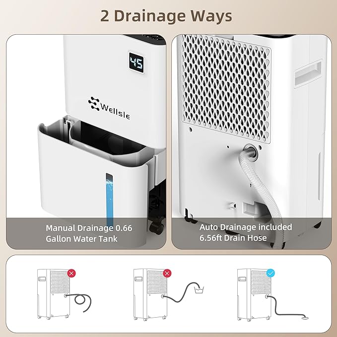 50 Pint Dehumidifier for Home, Basement - Image 4