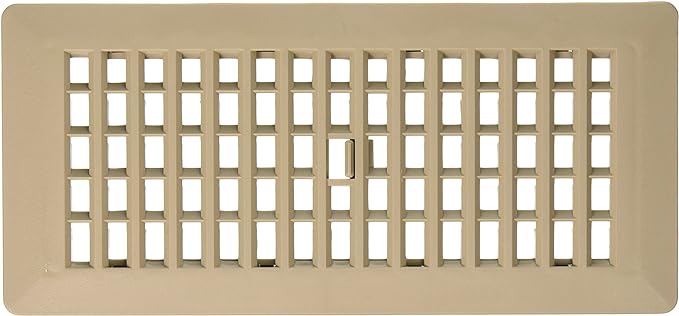 Decor Grates PL410-TA 4-Inch by 10-Inch Plastic Floor Register by DecorGrates