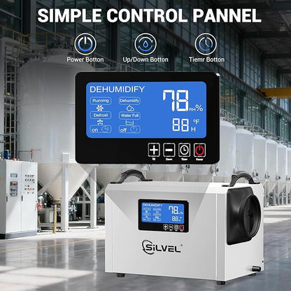 SILVEL 145 Pint Dehumidifier - Image 3