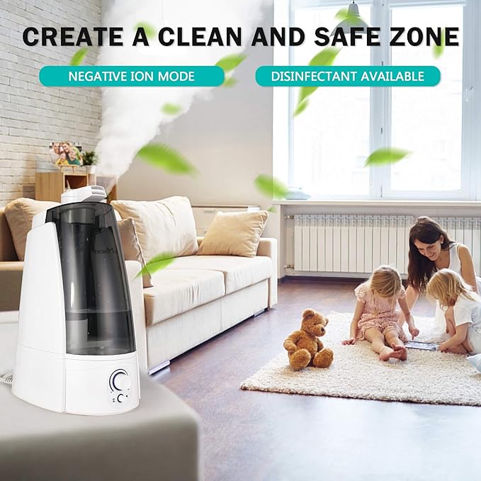 TRY & DO Plant Humidifier Indoor Double Nozzle Multi Air Humidifier - Image 2
