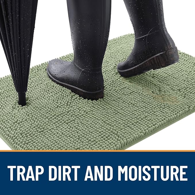 OLANLY Dog Door Mat for Muddy Paws 59x20, Absorbs Moisture and Dirt, Absorbent - Image 2