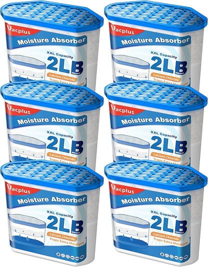 Vacplus Moisture Absorber Buckets – Large Capacity Dehumidifier and Humidity by Vacplus