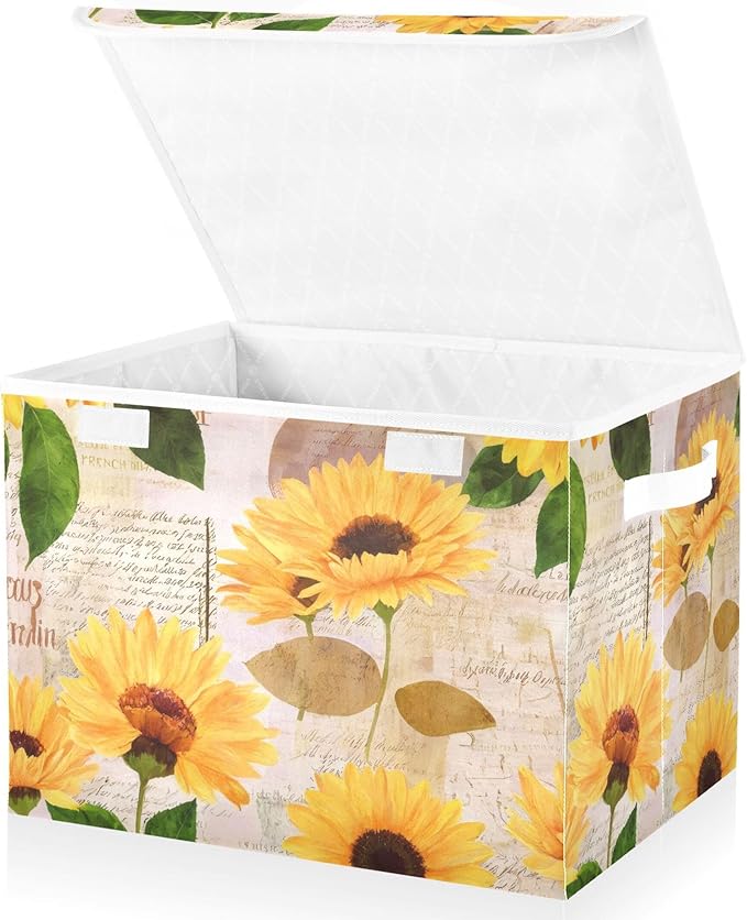 xigua Yellow Sunflower Storage Bins - Image 2