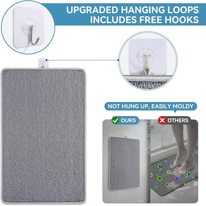 Non Slip Shower Mat Bathtub Mat 16x24 Inch, Quick Dry Bath Mat - Image 7