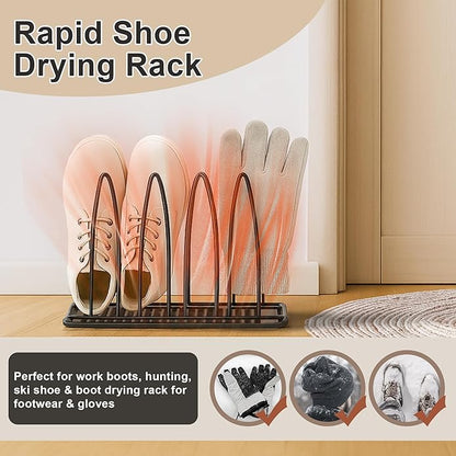 Enhon Metal Shoe Drying Rack, and Glove Dryer Rack - Image 4