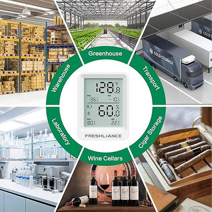 Freshliance Bluetooth Temperature Humidity Data Logger Recorder, Refrigerator - Image 9