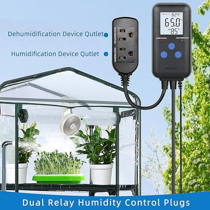 Digital Humidity Controller, Pre-Wired Humidity Controlled Dual Stage Outlets - Image 5