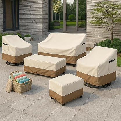Outdoor Patio Chair Covers Waterproof, 28W x 33D x 38.5H inches Weather - Image 7