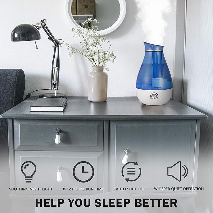TRY & DO Plant Humidifier Indoor 2.5L Cool Moisture Humidifiers - Image 3