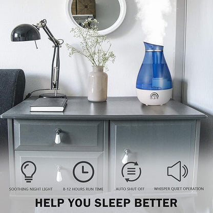 TRY & DO Plant Humidifier Indoor 2.5L Cool Moisture Humidifiers - Image 3