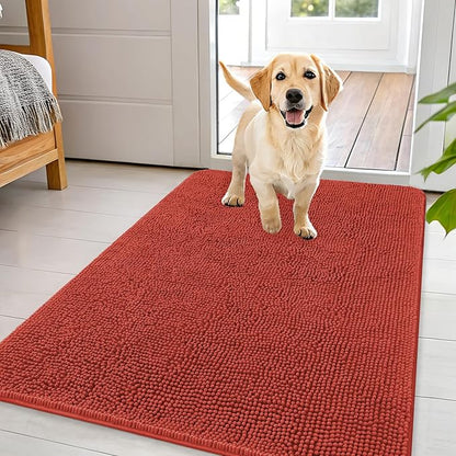 OLANLY Dog Door Mat for Muddy Paws 44x32, Absorbs Moisture and Dirt, Absorbent by OLANLY