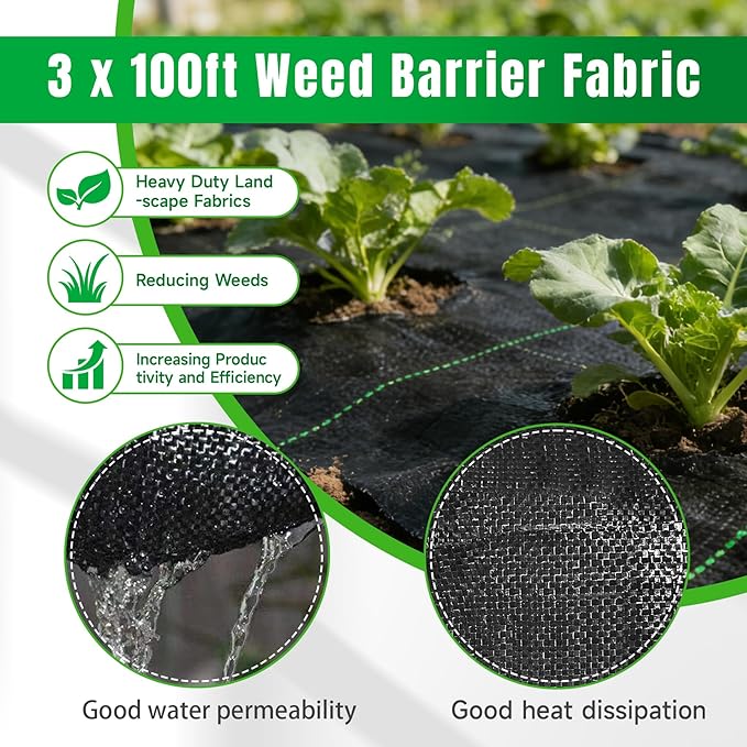Weed Barrier Fabric Planting Cover - Image 4