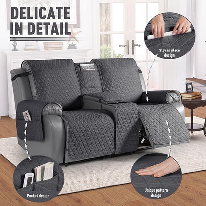TAOCOCO 100% Waterproof Loveseat Recliner Couch Sofa Covers - Image 6