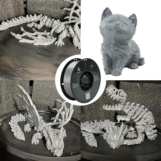 PLA 3D Printer Filament, Dimensional Accuracy +/- 0.02 mm, 1 kg Spool, 1.75 - Image 2