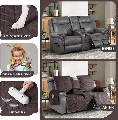 TAOCOCO 100% Waterproof Loveseat Recliner Couch Sofa Covers - Image 2