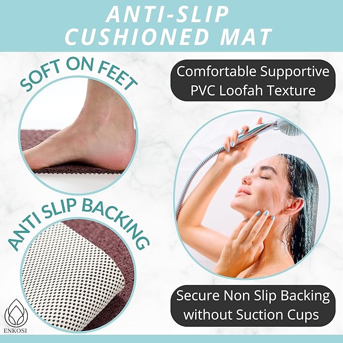 Soft Shower Mat Non Slip - Image 2