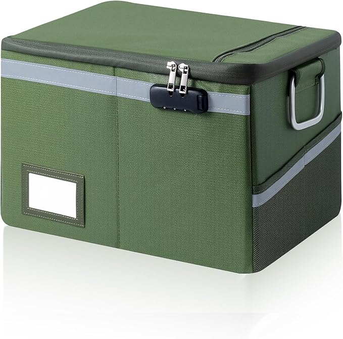 Fireproof Waterproof Document Box by Ekunivers