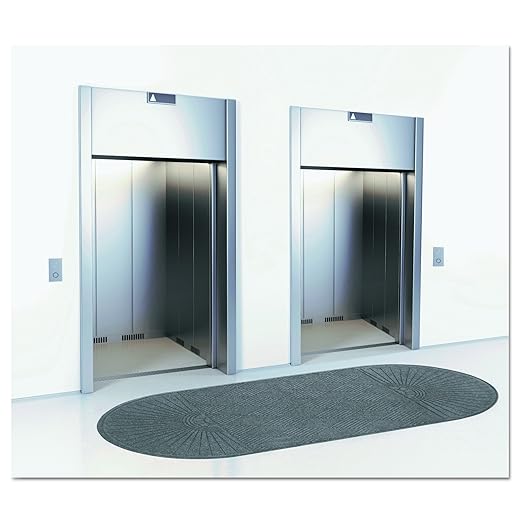 8uardian EcoGuard Diamond w/Double Fan Indoor Wiper Floor Mat, Recycled Plactic - Image 2
