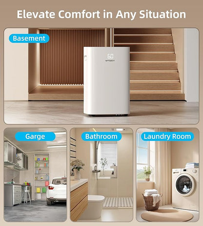 100 Pint Dehumidifier for Home and Basement, 6L Water Tank, 7000 Sq.Ft Coverage - Image 6