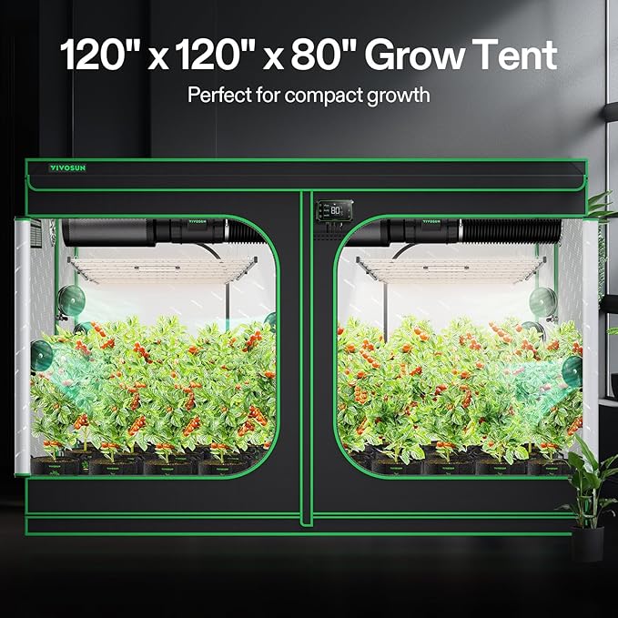 VIVOSUN S108 10x10 Grow Tent - Image 8