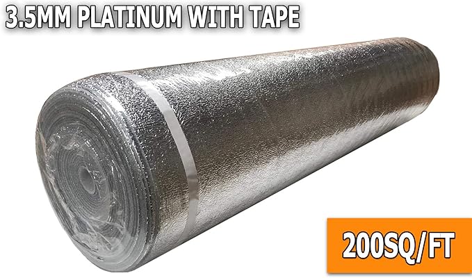 400SQFT AMERIQUE 3MM Thick Flooring Silver Underlayment Padding - Image 3