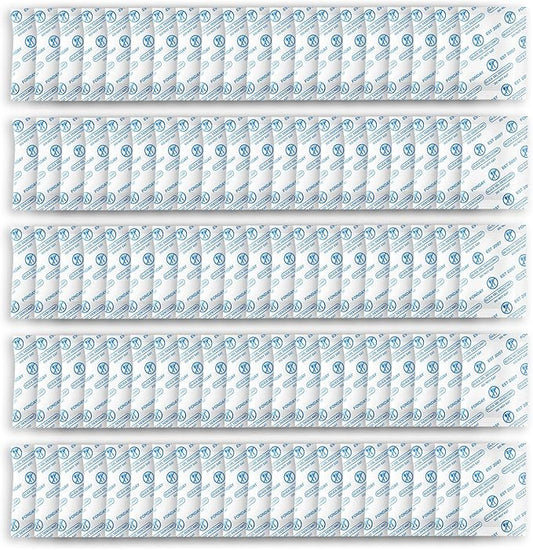 2g x 100 Packs Fonday Food Grade Silica Gel Desiccants Packs Moisture Absorbers by Fonday