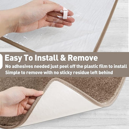 PURE ERA Carpet Stair Tread Landing Mat Tape Free Self Adhesive Non Slip Skid - Image 7