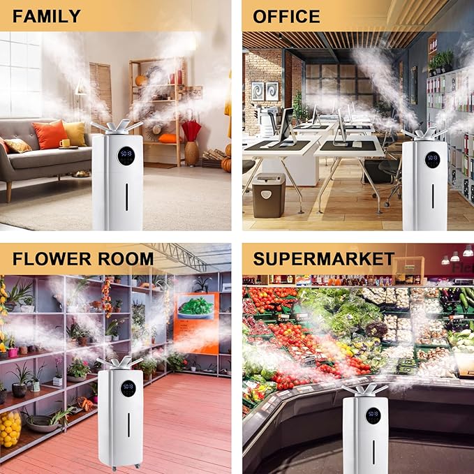 Commercial Industrial Humidifier Whole House Humidifier 5.5Gals Water Tank Max - Image 5