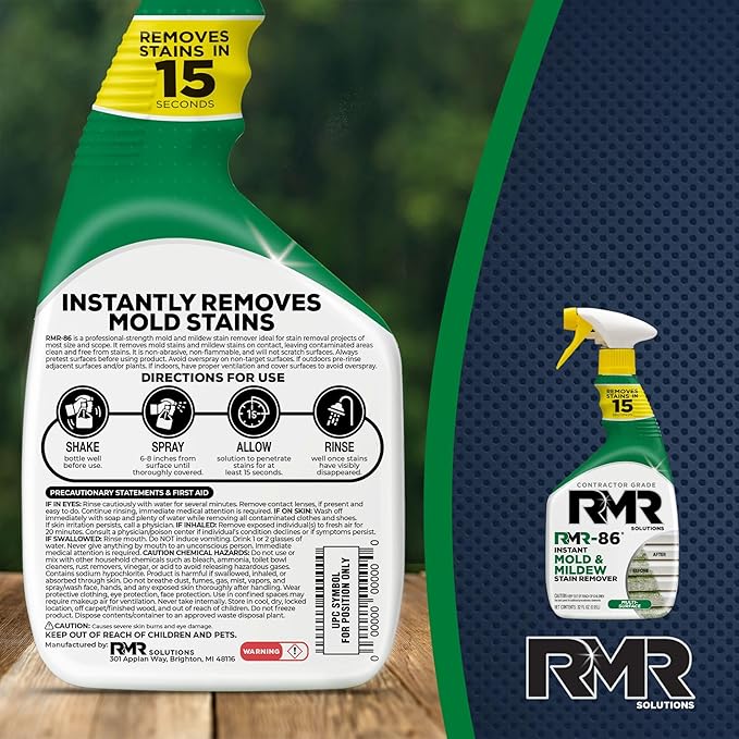 RMR-86 Instant Mold and Mildew Stain Remover Spray - Image 9