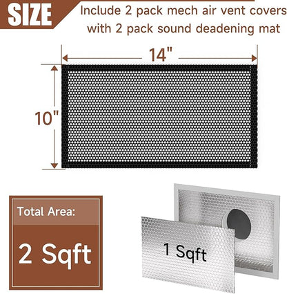 BJADE'S Sound Deadening Kit for Vent, Soundproofing Mats and Vent Covers for - Image 2